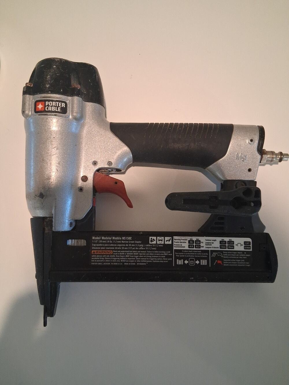 Porter-Cable NS150C 18 GA 1-1/2 in. Narrow Crown Pneumatic Stapler